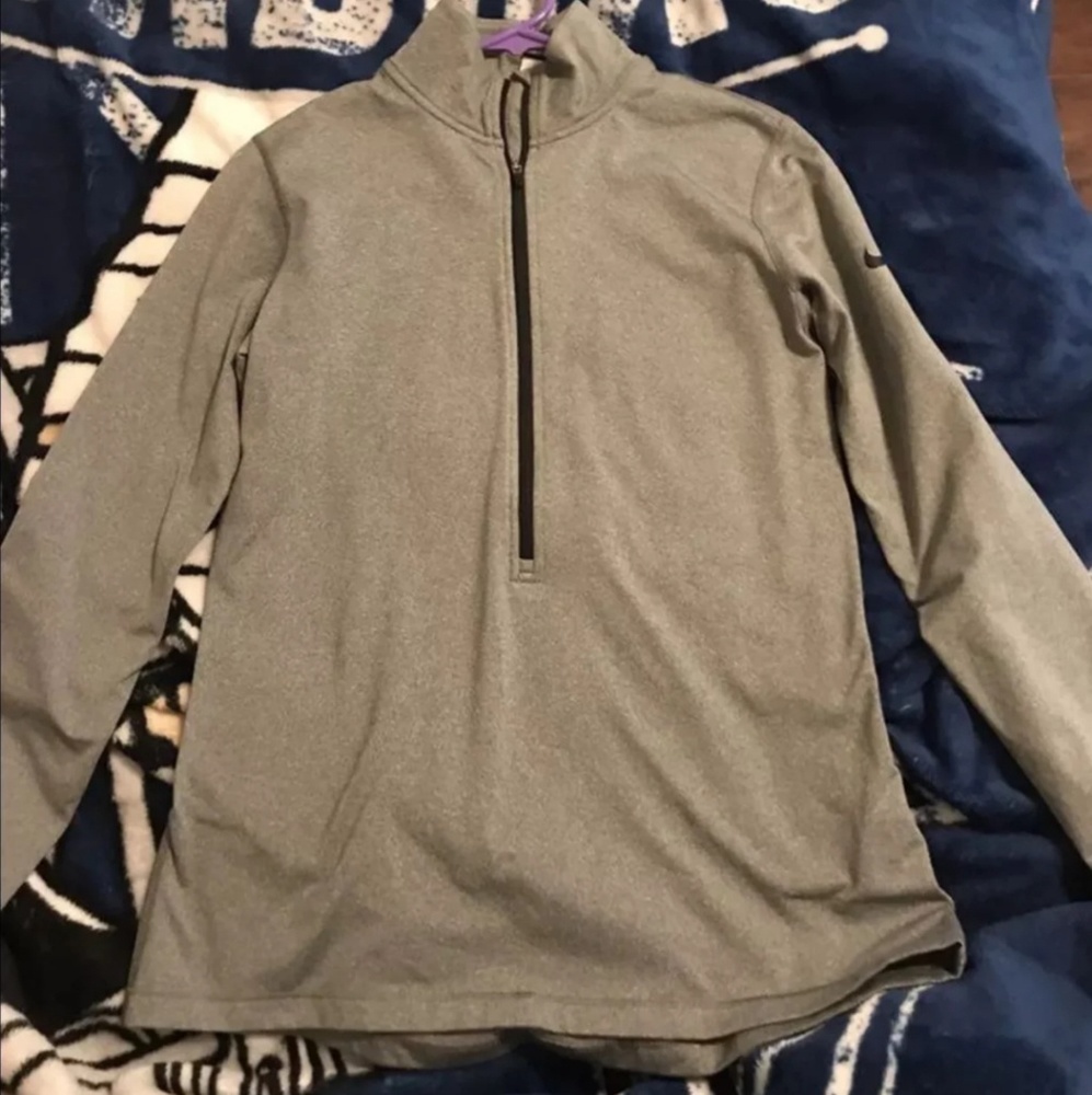 Gray Nike Pro Jacket